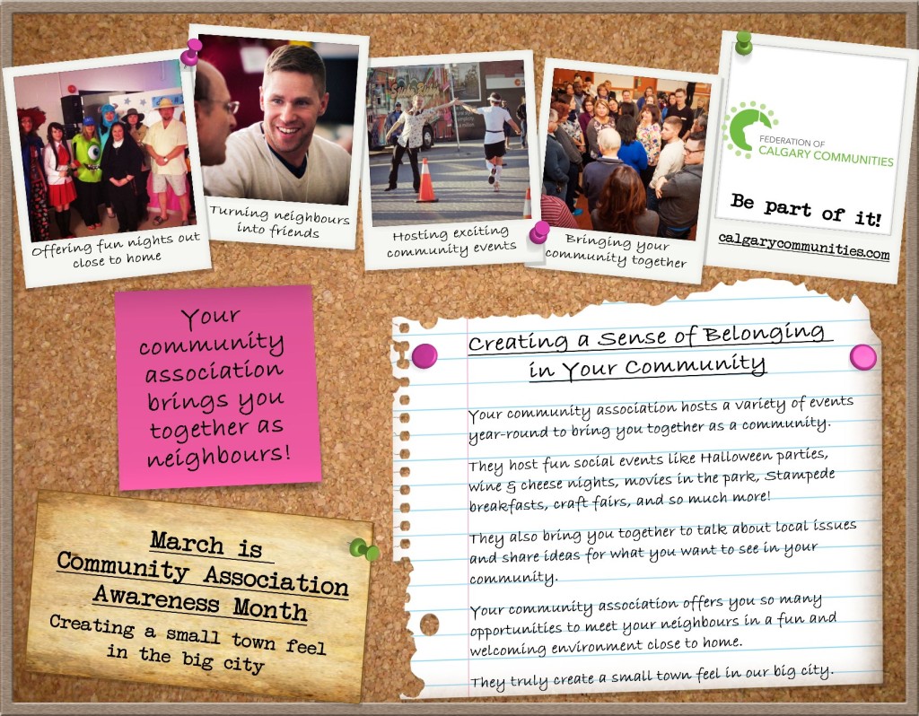 March Community Association Awareness Week 5 - Sense of Belonging