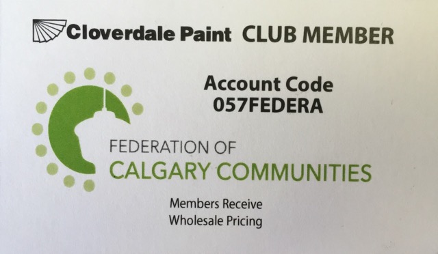 Cloverdale Paint Club Member Card